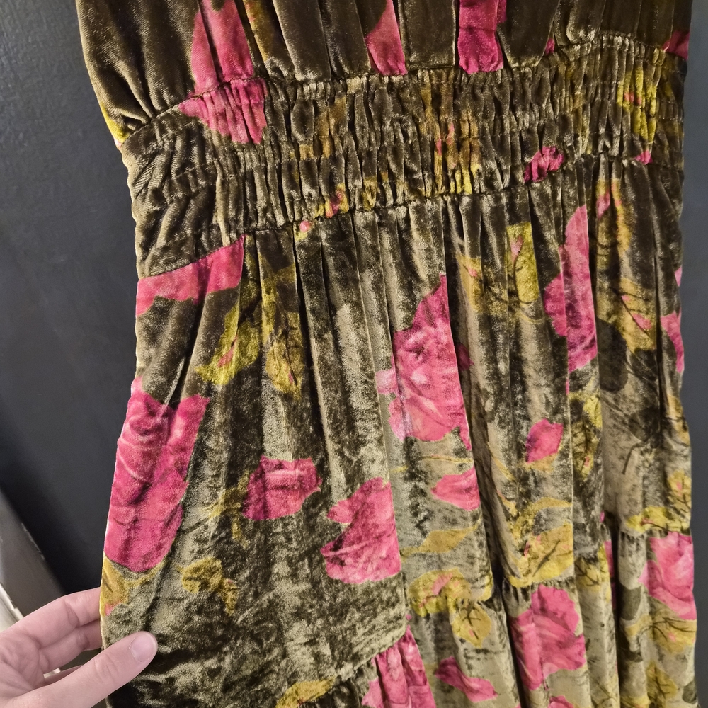 EUC Anthropologie Velvet Somerset Maxi - Picture 4 of 4